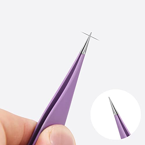 1PCS Sylehash Eyebrow Tweezer Tweezer Stainless Aço de Extensão de Cinelah Ferramenta de Blackhead Acne agulha Ferramentas