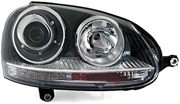 farol de faróis montagem lateral de farol Lâmpada de carro frontal lâmpada de carro preto lhd faróis compatíveis com Volkswagen