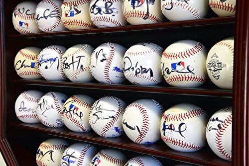 43 Baseball Ball Display Stamet Gabinete Rack Placa em casa com 98% de proteção contra UV- Bloqueio