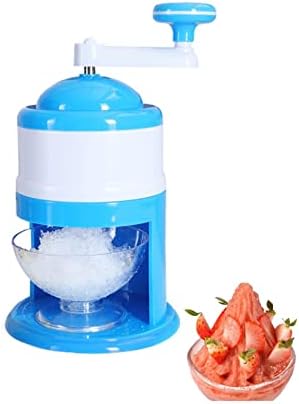 FAWEDEra 2022 Atualizações Máquina de gelo raspada, Máquina de gelo raspada à mão manual de frutas smoothie house house pequeno