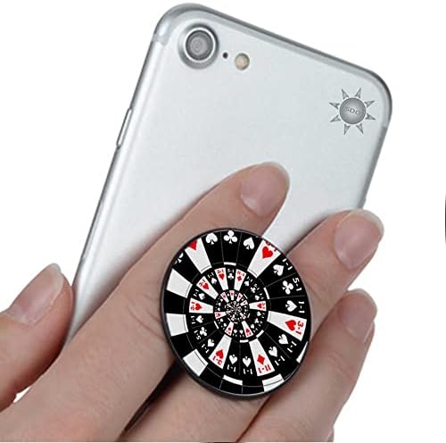 Poker Stash Phone Grip Cellphone Stand se encaixa no iPhone Samsung Galaxy e mais