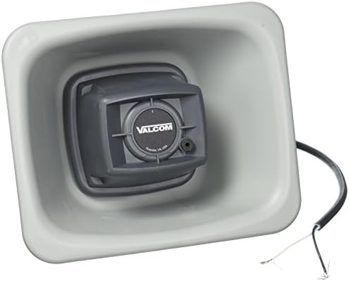 Valcom V-1090-GY Talkback Flexhorn com suporte de montagem, cinza