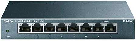 Display Widescreen portátil SuperSonic SC-2812 com sintonizador de TV digital, entradas USB/SD e AC/DC & TP-Link TL-SG108 | 8 port gigabit switch de rede não gerenciada