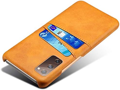 Hualubro Samsung Galaxy S20 Fe Caso, Premium PU Leather Ultra Slim Slim Choff Back Bumper Phone Capa com porta de caça -níqueis para