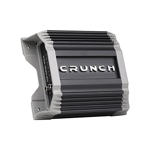 Crunch PZ2-1530.2d PowerZone 1500 Watt Mono Amplifier, amplificador de áudio de carro de 2 canais, controle remoto de baixo