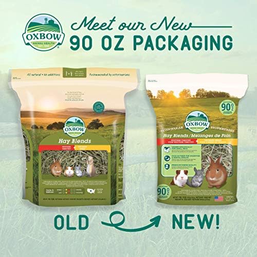Oxbow Animal Health Oxbow Hay Blends - Western Timothy & Orchard - 90 onças.