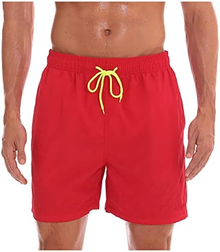 Mente shorts masculinos masculinos de baús de praia seca rápida com bolsos com zíper e shorts de malha