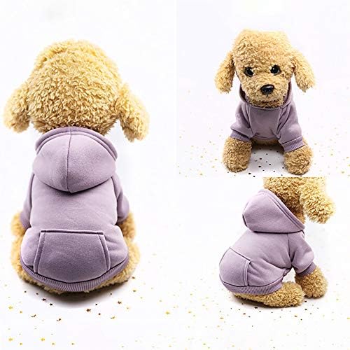 Camisas de cachorro Grandes moletons quentes de cachorro com capuz com roupas de bolso para roupas de caldo de camisola de camisola