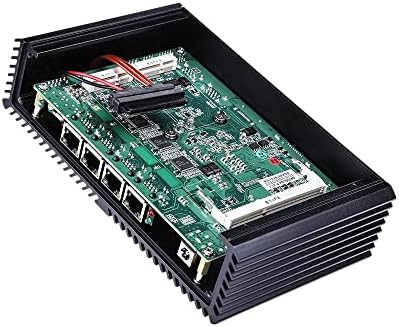 Roteador de desktop inuomicro G5005L4 com 4GB DDR3+256GB SSD -Intel Core i3 5005U, 2,0GHz 15W AES -NI 4 LAN PORTS, Windows