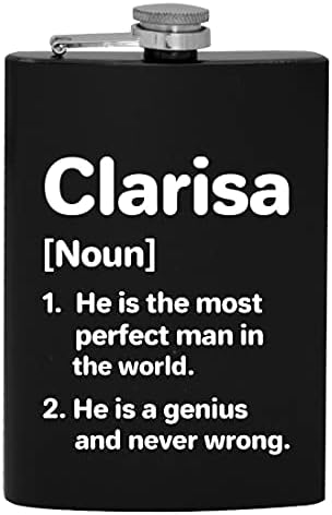 Definição Clarisa O homem mais perfeito - 8 onças de quadril bebendo balão de álcool