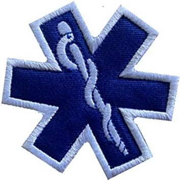 EMT STAR OF LIFE EMT EMS paramédico Medic Medical Cross Primeiros Soces Patch e Loop Moral Tactical Aplique Apertador