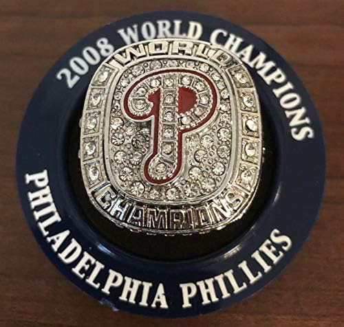 NOVO EM FOLHA!! Philadelphia Phillies Jimmy Rollins Aposentadoria Noite de 2008 Réplica da World Series Ring 5/4/19 SGA Citizens