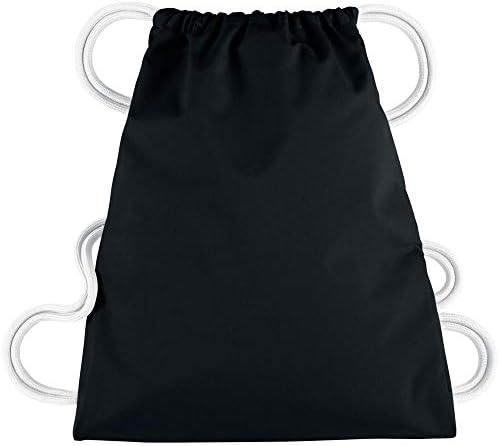 Nike Heritage Gymsack, mochila de cordão e bolsa de ginástica com fechamento de saco de cinch e tiras para conforto, cinza escuro/preto/preto