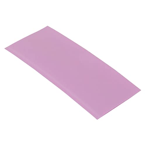 MAPA DE SUPORCO PVC Tubo de encolhimento de calor de 23 mm de largura plana 53mm rosa para bateria AA