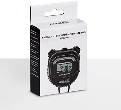 Maratona Adanac 3000 Digital Stopwatch Timer - Bateria incluída