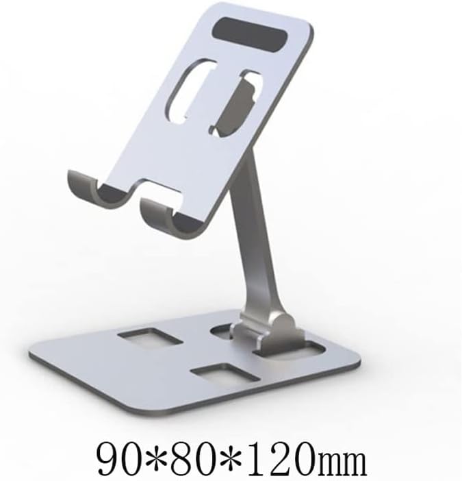 N/A Phone de alumínio dobrável Phone Stand Desktop Tablet Stand para Smartphone Stand