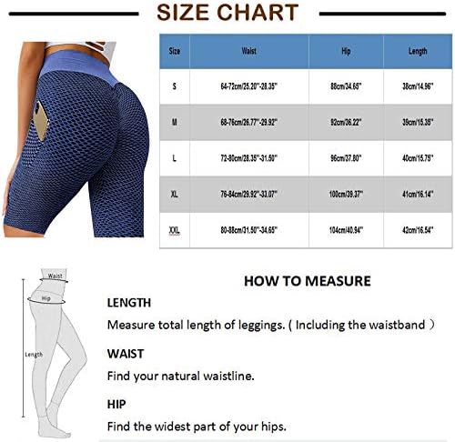Shorts atléticos de cintura alta mulher shorts plifos shorts de bunda Scrunch butt butt elástico cor de cor de malha de cor de