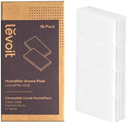 Levoit aroma blocos 16 pacote, filtros de substituição de umidificador, compatíveis com lv600s, clássico300s, lv600hh, oasismist450s,