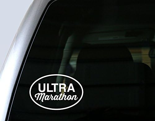 Decalque Ultra Marathon, adesivo de corrida de longa distância - Diehard Runner, Running de Endurance, Distância - Decalque de Carro,