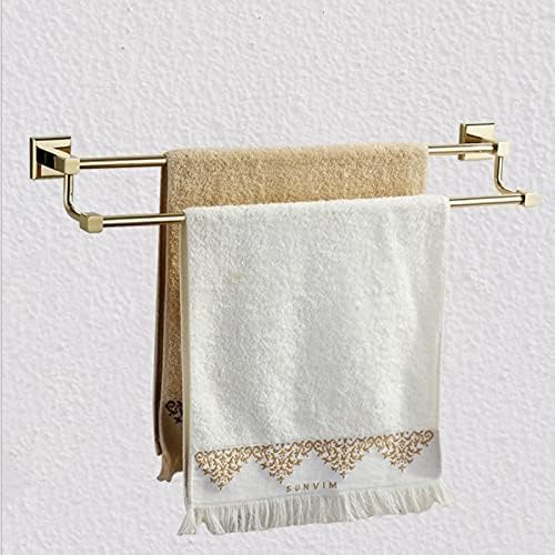 Yfqhdd banheiro de cobre completo toalha de toalha de toalha de toalha de prateleira grátis