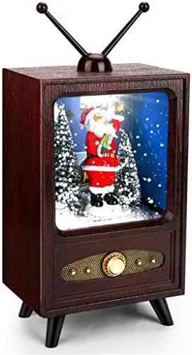 TAZSJG Mini TV MusicBox Christmas Music Box Collectible Display Popularity