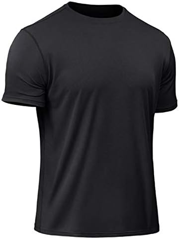 Vlakteven grandes e altas camisas de treino para homens soltos ajustes de manga curta camisas de ginástica seca