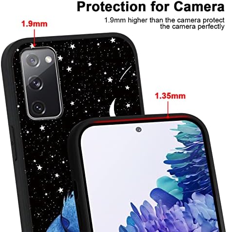 [2 pacote] Caso fofo para o caso Samsung Galaxy S21 Fe 5G, estampos estéticos de desenho animado Kawaii Casos de telefone frios para