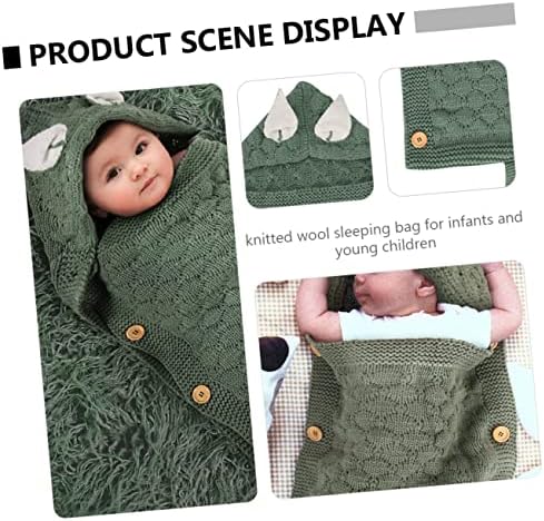 Kisangel bebê carrinho de dormir saco de dormir para criança sacos de dormir para crianças para crianças, cobertores de pinças de pinça para crianças, carrinho de acrílico de saco vestível