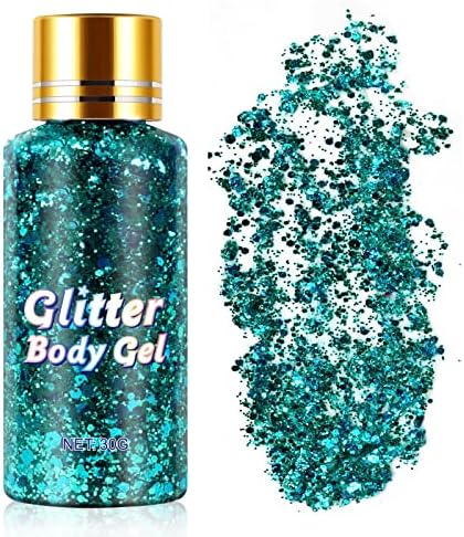 Pacote de brilho labial transparente Flavo Glitter Gel Gel Face Dress Up Glitter Gel Performance Makeup Supplies Glitter Gel Glitter