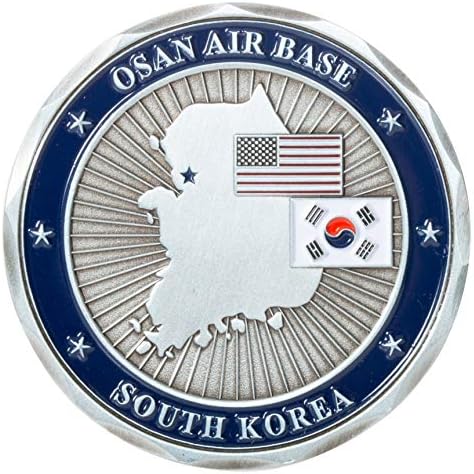 Coin da base aérea da Força Aérea dos Estados Unidos Usof OSAN Rokaf Desafio