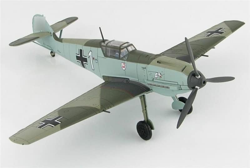 Hobby Master Air Power Series Messerschmitt BF 109E-3 Luftwaffe 1.jg 2 Oblt. Maio de 1940 1/48 Aeronave Diecast Modelo pré-construído