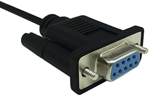 Conectores rs232 db9 fêmea para USB 2.0 Um conversor de adaptador de cabo serial feminino de 8 polegadas 25cm -