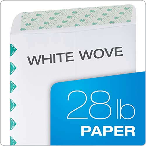 Survivor R1590 Tyvek USPS Primeira Classe Mailer, 10 x 13, Branco e 10 x 13 Envelopes de catálogos de primeira classe, borda de