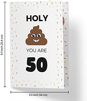 Cartão engraçado de 50 anos - Cartão de aniversário engraçado de 50 anos - Feliz 50º cartão de aniversário - cartão hilário