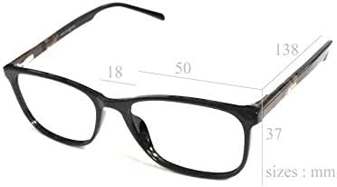 Amar Lifestyle Reading Glasses Progressive +2.25 Retângulo preto de plástico retângulo 50 mm unisex_alacfrpr1446
