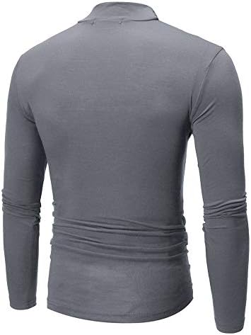 Camisetas simuladas do xxbr masculino, 2022 algodão elástico de primavera com cor de gola alta de cor sólida de algodão sólido