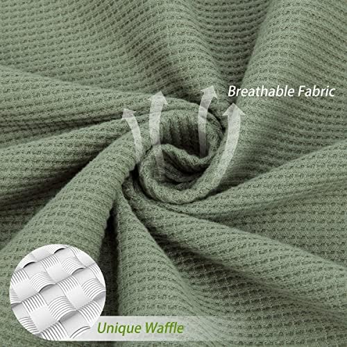 Cobertor de bebê do Waffle Homritar para unissex macio e respirável algodão com coala design presente para bebês para criança recém -nascida 30 x 30 polegadas verde