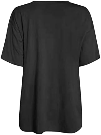 Camisa de compressão feminino feminina pintada à mão camisa lateral camiseta camiseta pulôver de manga curta Tops do dia da independência