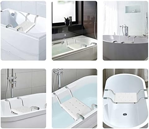Banho banco de bancada suspenso, banheira de liga de alumínio pesada para uso para idosos, desativados ou feridos, encaixa a banheira