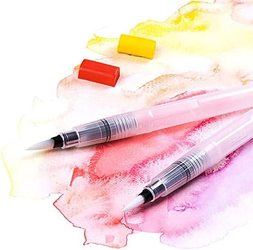 Pincel reabastencável pincel água pincel de caneta de tinta macia para pintar suprimentos de arte de desenho de caligraf