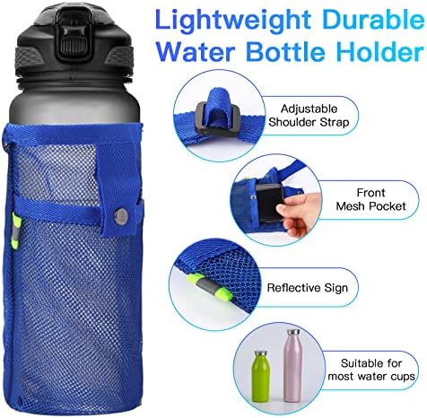 Vin Beauty Water Bottle Bag Transports com alça, suporte para garrafas de água, suporte para garrafas de água com alça, portador de garrafa de água, estilingue de garrafa de água ajustável, suporte para garrafa de água esportiva, bolsa de garrafa para viagem ao ar livre