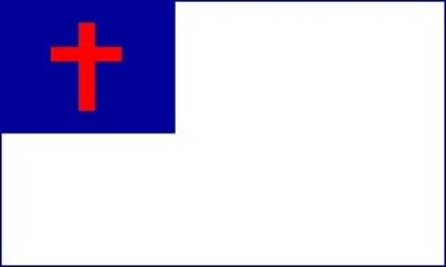 Bandeira da bandeira cristã Banner de Jesus Cruz Bíblia Pennant 3x5 ao ar livre novo