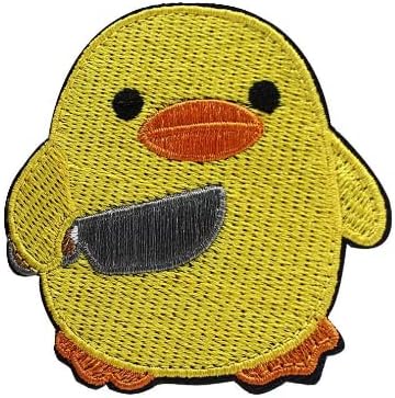 Cartoon Duck Borderyer Patch Militar Tactical Moral Patch Badges Aplique Applique Hook Patches para acessórios de mochila