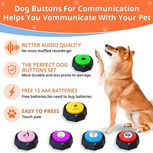 Botão de treinamento para animais de estimação de Boskey, botões de cachorro, incluindo MAT, Guia de Treinamento,