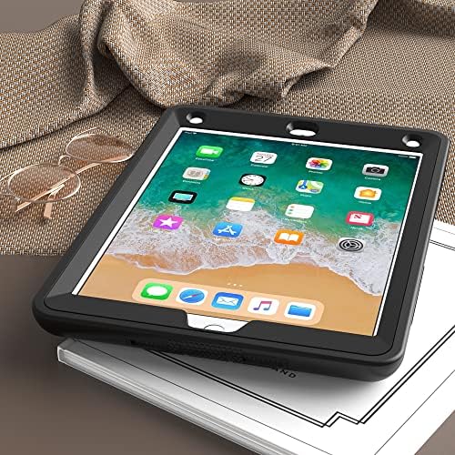Caso para iPad Air 1st, Puxicu Heavy Duty Rugged Protective, capa para o modelo iPad Air 2013, Black