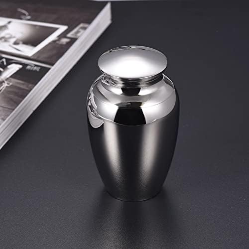 YHSG Ashes Souvenir Urn - Ash urn - Urna de liga de alumínio para borboleta funerária, ouro, 70x45mm