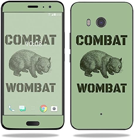 MightySkins Skin Compatível com HTC U11 - Combate Wombat | Tampa protetora, durável e exclusiva do encomendamento
