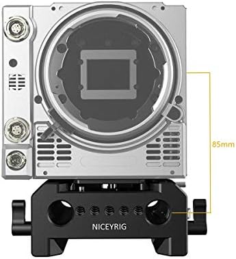 Base de haste de 15 mm de liberação rápida do Niceyrig para Arri -Tipo Aplicável para Camema de Câmera de Câmera SLR SLR
