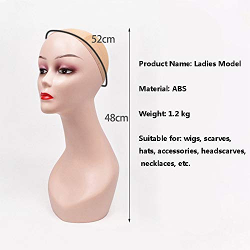 Mannequin Head Manikin Modelo Profissional ABS PLÁSCO