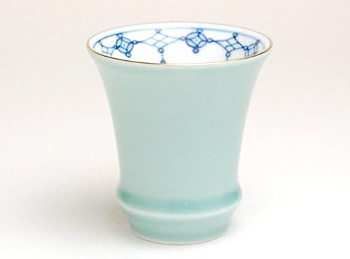 有田 焼 やき もの 市場 copo de saquê cerâmica japonesa arita imari ware feita no Japão porcelana seiji yohraku